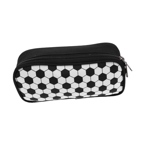 HOMSFOU Fußball Federmäppchen Reise Schreibwarentasche Federmäppchen Mit Reißverschluss Schulschreibtisch Organizer Schreibtisch Stifteaufbewahrung Bleistift Organizer Für Teenager von HOMSFOU