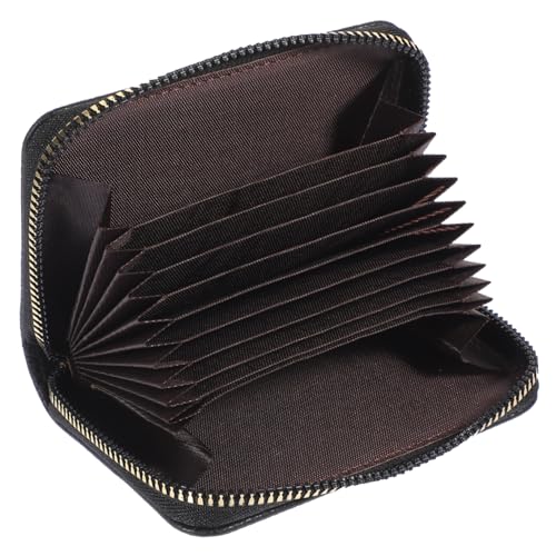 HOMSFOU Kreditkartenetui Für Damen Praktischer Kartenorganizer Mit Reißverschluss Großer Für Ausweise Geld Und Kleingeld Leicht Und Handlich Design von HOMSFOU