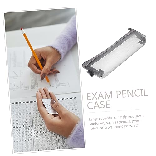 HOMSFOU Große Kapazität Federmäppchen Mesh Stift Organizer Schreibwaren Tasche Langlebig für Schule Büro Reise von HOMSFOU