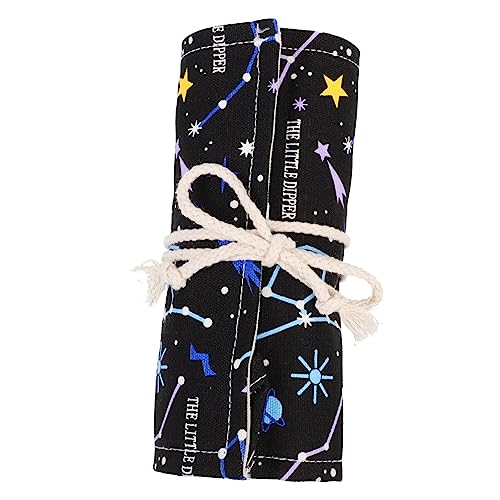 HOMSFOU Tragbare Stiftrolle Für Künstler Große Kapazität Für Buntstifte Robuste Canvas-Organizer-Tasche Für Zeichnen Malen Und Kreatives Arbeiten Für Schule Und Reisen von HOMSFOU