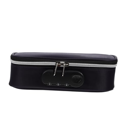 HOMSFOU Federmäppchen Mit Großem Fassungsvermögen Tragbarer Stifthalter Mit Reißverschluss Und Codeschloss Stift-Aufbewahrungstasche Für Jungen Aus Hochwertigem Material von HOMSFOU