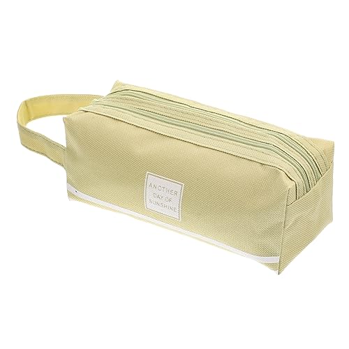 HOMSFOU Großes Federmäppchen aus Strapazierfähigem Oxford Doppelreißverschluss Organizer für Schreibwaren für Lehrer und Bürobedarf Ansprechendem von HOMSFOU