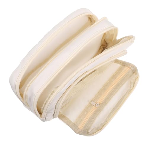 HOMSFOU Großes Federmäppchen mit Fächern Leichter Tragbarer Stiftekoffer für Studenten Multifunktionaler Organizer für Kunstbedarf und Schulmaterial Praktisches Aufbewahrungsetui von HOMSFOU