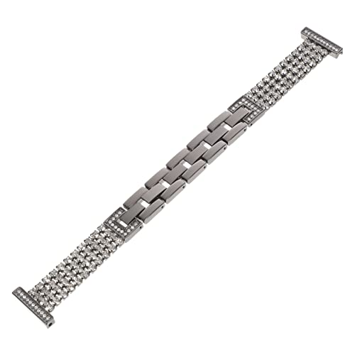 HOMSFOU Gurt Uhren für Damen Damenuhren Uhrenteil aus Edelstahl Uhr 4 Bänder 40mm stainless steel inoxlm Uhrenteile Uhrenarmband Anschauen Komponente Zubehör schmücken s2 Rostfreier Stahl von HOMSFOU