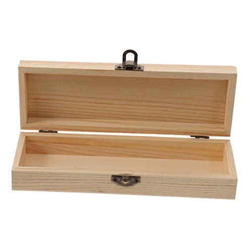 HOMSFOU Große Holz Aufbewahrungsbox Für Stifte Und Pinsel Multifunktionales Design Für Schule Und Büro Praktischer Organizer Für Schreibwaren Und Bastelbedarf Für Junge Mädchen Und von HOMSFOU