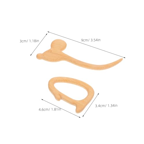 HOMSFOU Holz Brosche Damen Vintage Tiermuster Pin Leicht Nachhaltig Vielseitig für Kleidung Schals Taschen Rucksäcke Kreativer Stilvoller Anstecker für Alltag Events von HOMSFOU