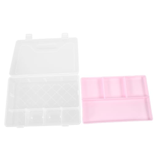 HOMSFOU Federmäppchen Aus Kunststoff Aufbewahrungsbehälter Für Malwerkzeuge Bleistiftbox Leicht Stifte-Organizer Schick Buntstiftboxen Organizer Mit Deckel Platz Für Stifte Und von HOMSFOU