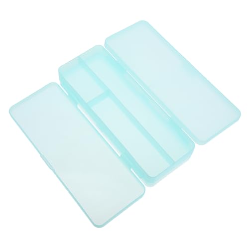 HOMSFOU Kasten Doppellagiges Federmäppchen Farbiger Bleistiftkoffer Federmäppchen Mit Großem Fassungsvermögen Büromaterial-Organizer Bleistift Mit Hoher Kapazität Federmäppchen Für Green von HOMSFOU