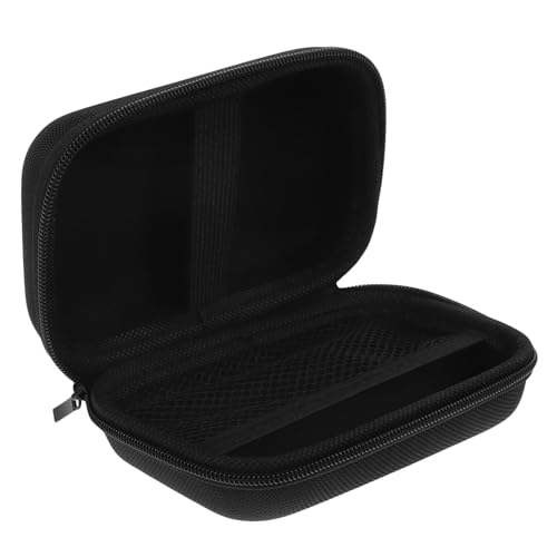 HOMSFOU Kleine Tech Organizer Tasche für Minidrucker USB Ladekabel und Externe Festplatte Hartschalen Eva Schützend Kompakt für Reisen Schwarz von HOMSFOU