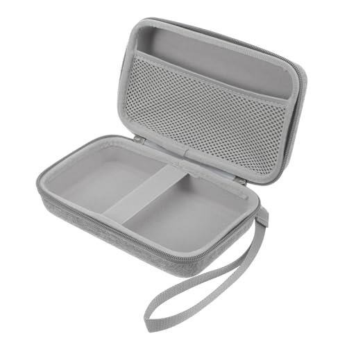 HOMSFOU Kleiner Kosmetik Koffer mit Spiegel Tragbarer Make Up Organizer Hartschalen Kosmetiktasche für Damen für Reisen und Zuhause und Praktisch von HOMSFOU