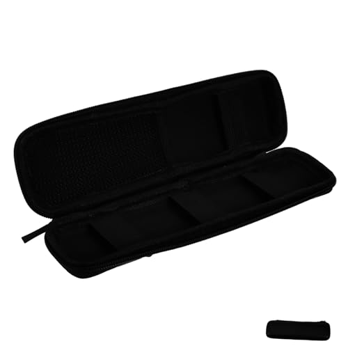 HOMSFOU Mäppchen Dreher Brunnenpenstfall Touch-Pen-Halter Stiftetui aus Hartschale Schwarz von HOMSFOU