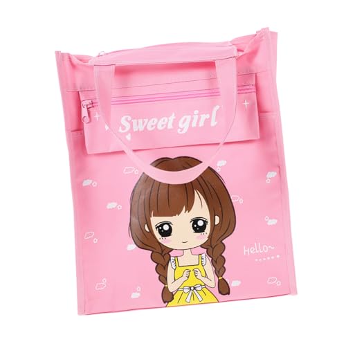 HOMSFOU Bleistifttasche Aus TPU Und Große Kapazität Tragbar Für Mädchen Aufbewahrungstasche Für Schreibwaren Lehrbücher Und Akten von HOMSFOU