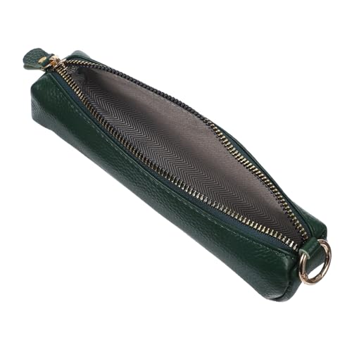 HOMSFOU Vintage Pen Case Holder Echtem Stilvolle Stifte-aufbewahrung Für Schule Und Büro Perfektes Für Elegantem Olivgrün von HOMSFOU