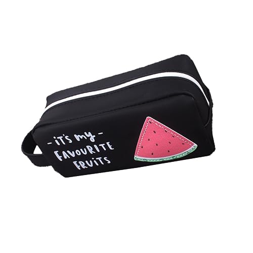 HOMSFOU Großer Kapazitäts-federmäppchen Mit Obstmuster Stylische Stiftetasche Für Mädchen Und Jungen Vielseitig Einsetzbar Als Kosmetiktasche Oder Handytasche Für Schule Und von HOMSFOU