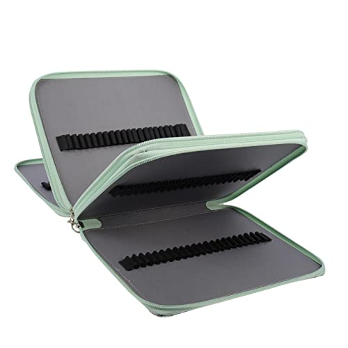 HOMSFOU Großes Federmäppchen 127 Fächer Tragbare Aufbewahrungstasche für Buntstifte Reißverschluss Organizer für Schüler Multifunktionale Schreibwaren Tasche Langlebig und Verschleißfest von HOMSFOU