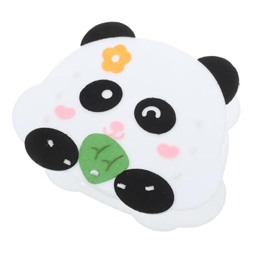 HOMSFOU Panda-Stifthalter Bleistifttaschen Panda Flicken zum aufbügeln Nettes Bleistiftkoffer Haifischmäppchen Hai-Federmäppchen Federmäppchen Ästhetik gefühlt Weiß von HOMSFOU
