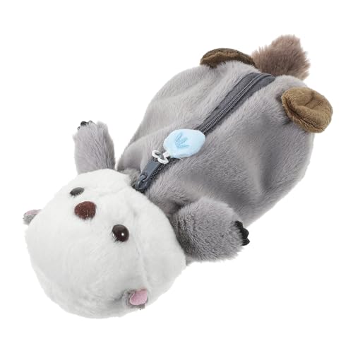 HOMSFOU Cartoon Plüsch Federmäppchen Für Mädchen Niedliches Und Ästhetisches Stiftemäppchen Aufbewahrung Von Schreibwaren Und Kosmetik Leicht Und Tragbar Für Schule Und von HOMSFOU