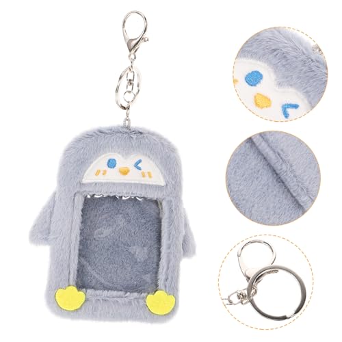 HOMSFOU Plüsch Kartenhalter Pinguin Id Kartenhülle Multifunktionale Kartenetui für Schüler Praktisch Einfach zu Reinigen für Buskarten Kreditkarten von HOMSFOU