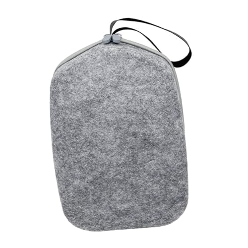 HOMSFOU Material Aufbewahrungstasche Für Vr-Brillen Kompatibel Mit Quest Doppelreißverschluss Hartschale Tragbar Mit Fächern Für Kopfhörer Und Controller-zubehör von HOMSFOU