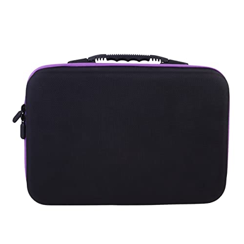 HOMSFOU Reisetasche Für Ätherische Öle Tragetasche Für Ätherische Öle Essentiell Tragetasche Für Rollflaschen Organizer Für Ätherische Ölhalter Tragen Tragbar Reisen Violett Harte Schale von HOMSFOU