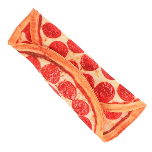 HOMSFOU Rollen Pizza-federmäppchen Farbiges Federmäppchen Etui Federmäppchen Für Jungen Groß Fall Tasche Federmäppchen Bleistift Federmäppchen Ästhetik Segeltuch von HOMSFOU