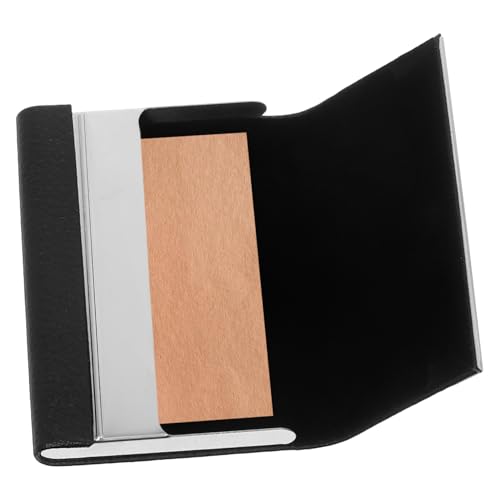 HOMSFOU Schlanker Visitenkartenhalter, Kompaktes Kartenetui Für Männer Und Frauen, Tragbarer Visitenkarten-Organizer, Aufbewahrungsbox Für Die Brieftasche von HOMSFOU