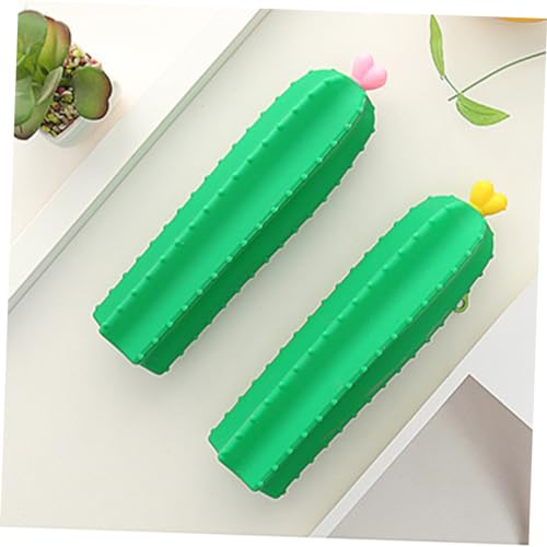 HOMSFOU Silikon Federmäppchen Kaktus Form Multifunktionales Schreibwaren Etui mit Großer Kapazität Robustes Stiftesäckchen für Schüler und Büro Praktischer Stift Organizer Buntes HOMSFOU Silikon Federmäppchen Kaktus Form Multifunktionales Schreibwaren Etui mit Großer Kapazität Robustes Stiftesäckchen für Schüler und Büro Praktischer Stift Organizer Buntes von HOMSFOU