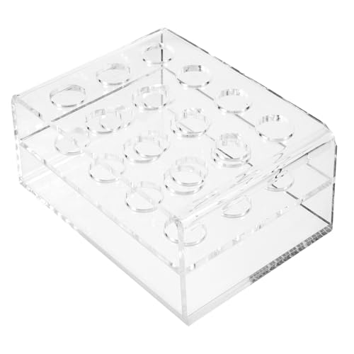 HOMSFOU Stifteständer Aus Acryl Transparenter Stiftehalter Mit Mehrfachfächern Organizer Für Schreibtische Für Kunsthandwerksausstellungen Und Präsentation Von Schreibutensilien von HOMSFOU