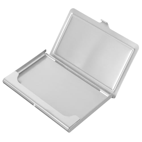 HOMSFOU Visitenkartenetui Aus Metall Fall Kartenhalter Visitenkarteninhaber Schlank Sublimations-visitenkartenetui Visitenkartenetui Mit Wärmeübertragung Leeres Kartenetui Rostfreier Stahl von HOMSFOU