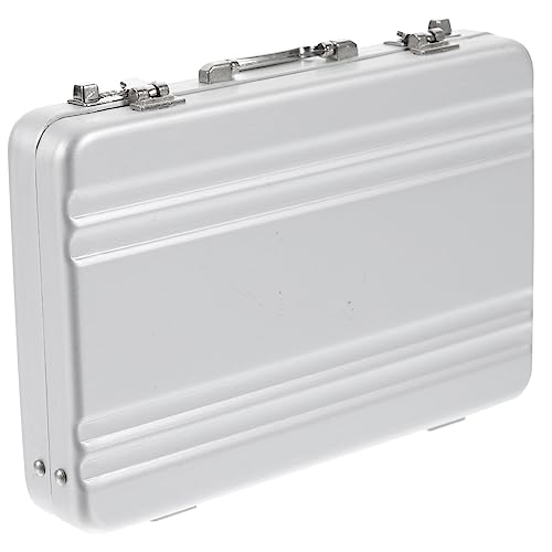 HOMSFOU Kartenhalter Visitenkartenbox Aus Metall Mit Schnappverschluss Für Karteikarten Fotos Und Stabil Und Praktisch Für Täglichen Gebrauch von HOMSFOU