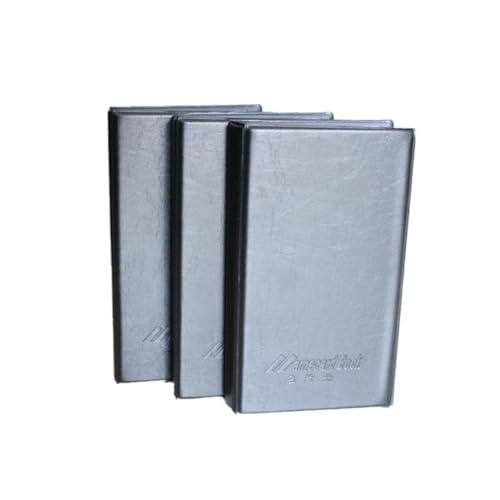 HOMSFOU Visitenkartenmappe für Karten Schwarzer Business Organizer für Büro und Zuhause Schützt Id Karten Kreditkarten und Hart und Langlebig von HOMSFOU