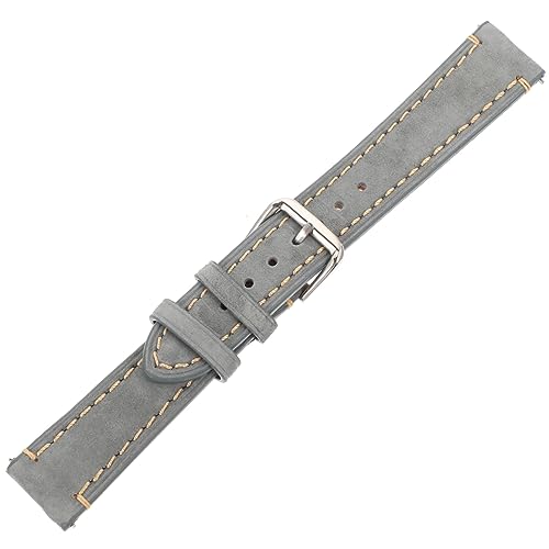 HOMSFOU Weiches Wildlederarmband Für Herren Professionelles Band Professionelles Uhrenarmband Lederuhr Herrenuhrengürtel Herren Lederersatz Lederbänder Dekoratives Bandzubehör von HOMSFOU