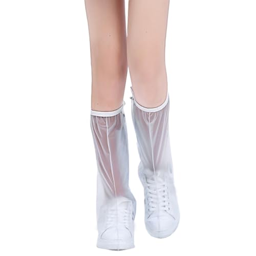 HOMSFOU wasserdichte rutschfeste Schuhüberzieher aus Atmungsaktivem Material Hohe Strapazierfähige Überschuhe für Damen und Herren für Regen und Outdoor einsätze von HOMSFOU