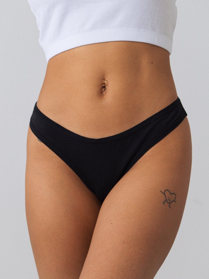 HONEST BASICS String 3er-Pack aus OCS und GRS zertifizierter Bio-Baumwolle von HONEST BASICS