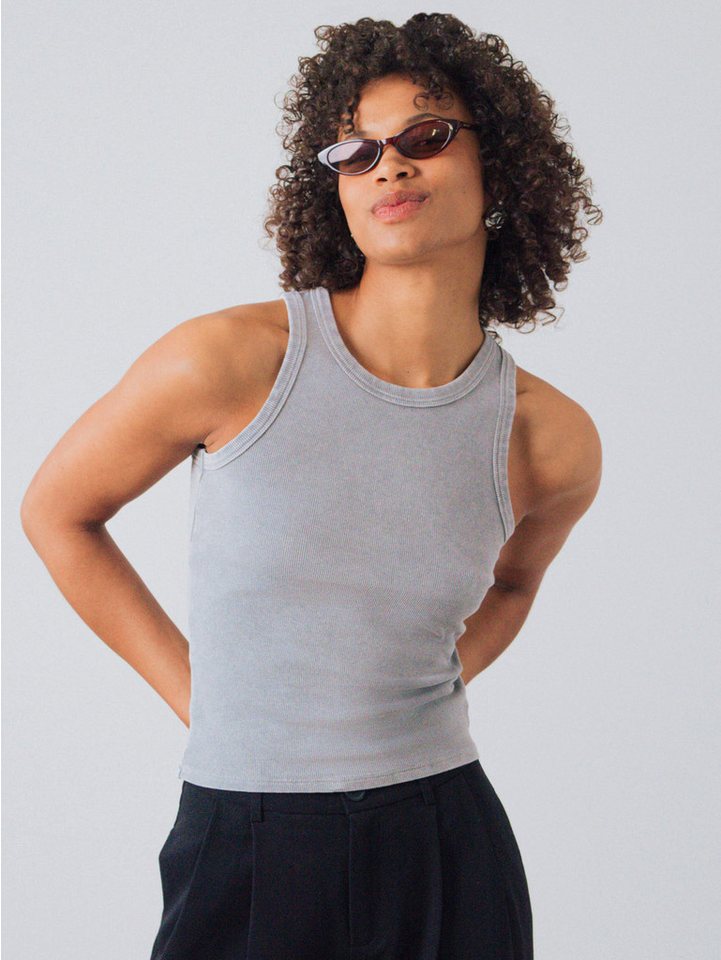 HONEST BASICS Tanktop Geripptes Racer-Top von HONEST BASICS