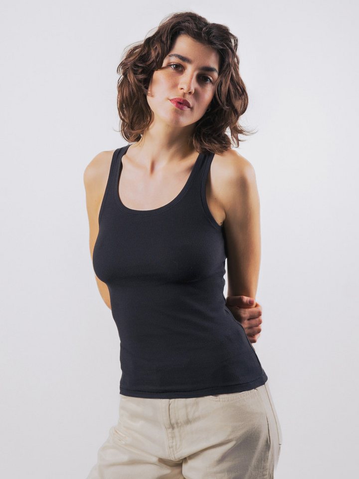 HONEST BASICS Tanktop Scoop aus Bio-Baumwolle von HONEST BASICS