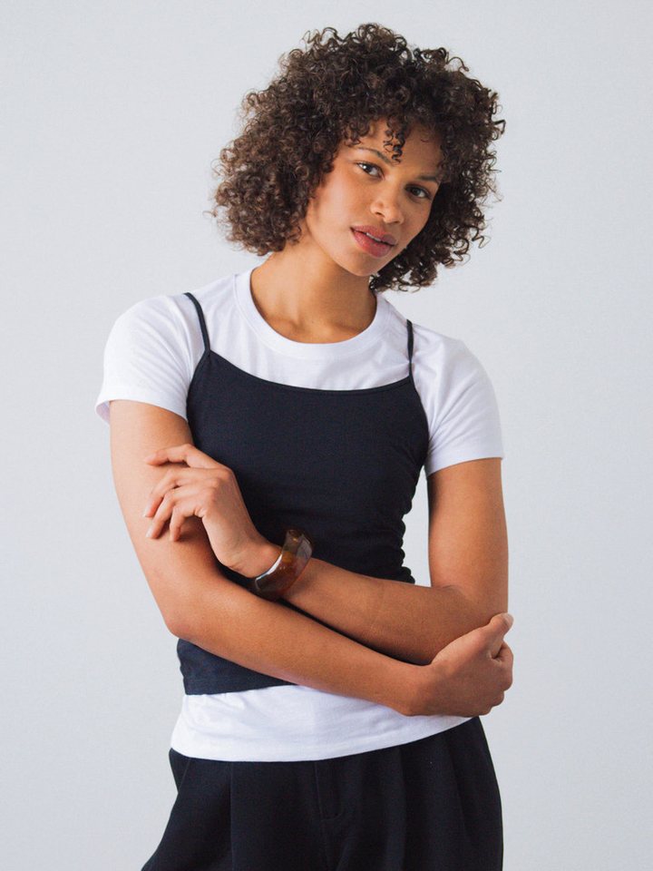 HONEST BASICS Tanktop Spaghetti-Träger-Top von HONEST BASICS