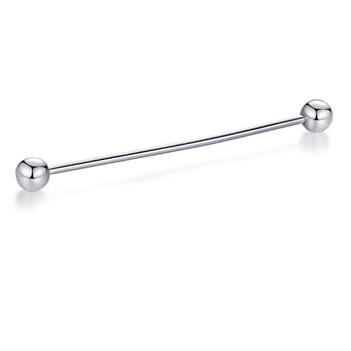 HONEY BEAR 1 Stück/3er Set Herren kragennadel Anzug Hemd Kragenstift Kragen Pins Bar Krawattenknoten Bar Edelstahl für Hochzeit Geschenk,Kegel Silber,MEHRWEG (Ball Silber) von HONEY BEAR