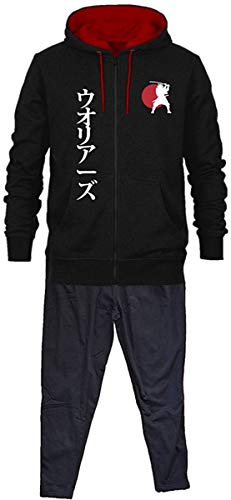 HONEYMOON Übergrößen Schicker Jogginganzug Samurai Hose schwarz 5XL von HONEYMOON