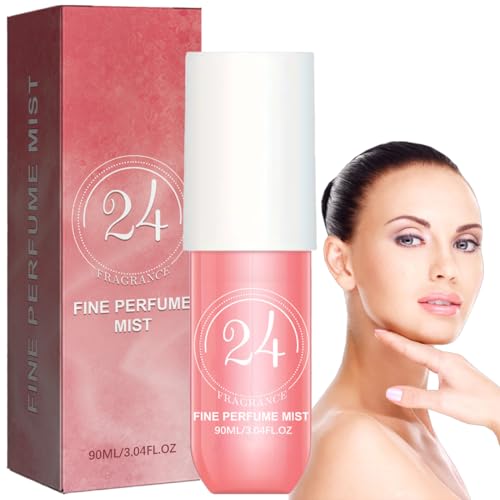 Body Splash Für Frauen, Lang Anhaltender Duftspray, Haar Und Körperduftnebel, Parfüm 90ml Bodyspray Parfum Duftspray Eau De Toilette, Feuchtigkeitsspendende Befeuchtet Die Haut, 24 Body Splash Für Frauen, Lang Anhaltender Duftspray, Haar Und Körperduftnebel, Parfüm 90ml Bodyspray Parfum Duftspray Eau De Toilette, Feuchtigkeitsspendende Befeuchtet Die Haut, 24 von HONGECB