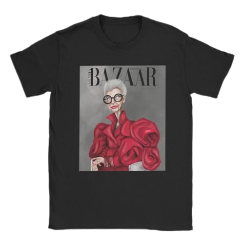 HONGLAIJIZHUA Iris-Apfel-Is-100-Magazine-Cover-T-Shirts-Round-Collar-T HONGLAIJIZHUA Iris-Apfel-Is-100-Magazine-Cover-T-Shirts-Round-Collar-T von HONGLAIJIZHUA