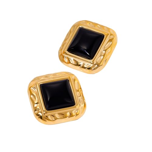 HONGXINHAO Geometrische elegante Ohrringe, Edelstahl-Textur, Ohrschmuck, modisch, quadratisch, geeignet für den täglichen Gebrauch und Partys, as the pic show, Edelstahl HONGXINHAO Geometrische elegante Ohrringe, Edelstahl-Textur, Ohrschmuck, modisch, quadratisch, geeignet für den täglichen Gebrauch und Partys, as the pic show, Edelstahl von HONGXINHAO