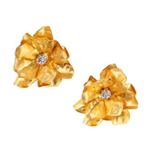 HONGXINHAO Mehrschichtige Blumen-Ohrstecker mit Strasssteinen, Kristall, Blumen-Ohrstecker, elegante Ohrringe, Modeschmuck für Damen und Mädchen, as the pic show, Zink HONGXINHAO Mehrschichtige Blumen-Ohrstecker mit Strasssteinen, Kristall, Blumen-Ohrstecker, elegante Ohrringe, Modeschmuck für Damen und Mädchen, as the pic show, Zink von HONGXINHAO