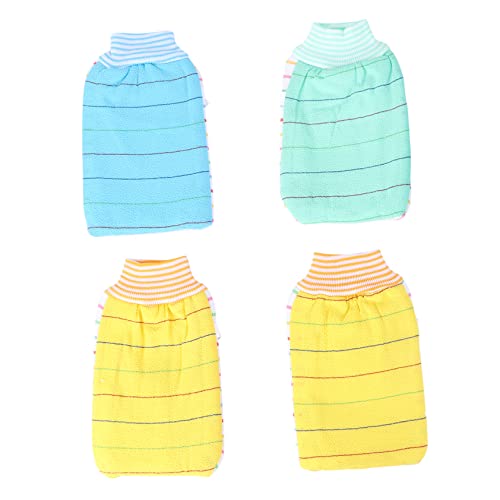 HONITANO 1 Packung 4 Stück Badetuch reinigungstuch Handschuh zum Duschen Duschhandschuh Badehandschuh Körperwäscher-Handschuh dusche reinigungshandschuh Zufällige Farbe HONITANO 1 Packung 4 Stück Badetuch reinigungstuch Handschuh zum Duschen Duschhandschuh Badehandschuh Körperwäscher-Handschuh dusche reinigungshandschuh Zufällige Farbe von HONITANO