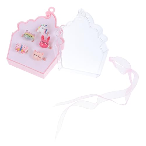 HONITANO 1 Schachtel Verstellbare Ringe aus Leichtem Kunststoff Niedliche Katzenform Sichere Mädchen Schmuckstücke für Geburtstagsgeschenke und Rollenspiele Geeignet für Kleinkinder und von HONITANO