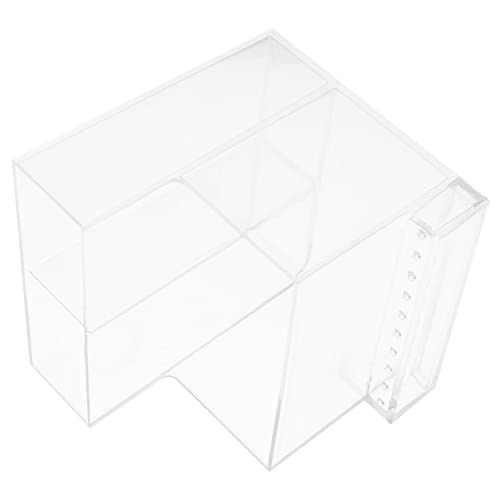 HONITANO 1 Stück 13 Mühle Lagerregal Tragbarer Nagelbohrer Nagellack-organizer Tablett Nagelständer Display Anzeige Nagelbohrer-organizer Abteil Schlüssel Behälter Für Nagelbohrer Plastik von HONITANO