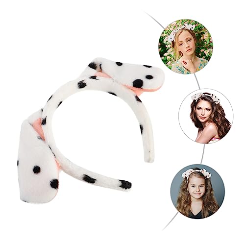 HONITANO 1 Stück Cartoon Hundeohren Haarreif aus Stoff für Cosplay und Partys Niedliches Kostümzubehör für Erwachsene für Festivals und Karneval von HONITANO