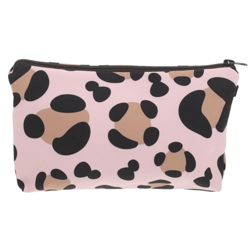 HONITANO 1 Stück wasserdichte Druck Kosmetiktasche für Damen Tragbare Make Up Tasche mit Reißverschluss für Reisen und Badezimmerorganisation für Kosmetik und Toilettenartikel von HONITANO