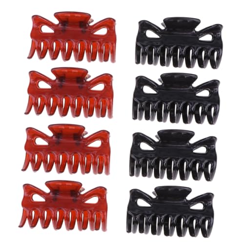 HONITANO 10 Stück Langlebige Ponytail Clips aus Robustem PP Material in Schwarz und Kaffee Modische Haarklammern mit Fester Fixierung für Frauen und Mädchen Vielseitige Haarspangen für von HONITANO