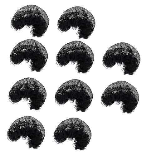 HONITANO 10 Stück Teiliges Elastisches Haarnetz Unsichtbar für Damen Atmungsaktiv und Wiederverwendbar zum Fixieren von Dutts Geeignet für Ballett Sport und Formelle Anlässe von HONITANO